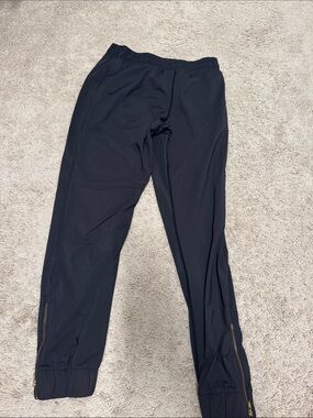 ZYIA Black Women's Track Joggers with Zip Ankles
